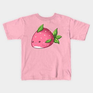 Strawberry Shark Kids T-Shirt